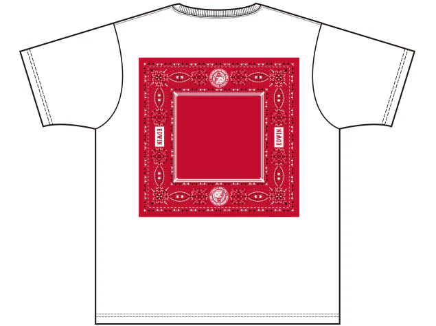EDWIN×NJPW コラボ ポケットTシャツ(バンダナ柄) - Image 5
