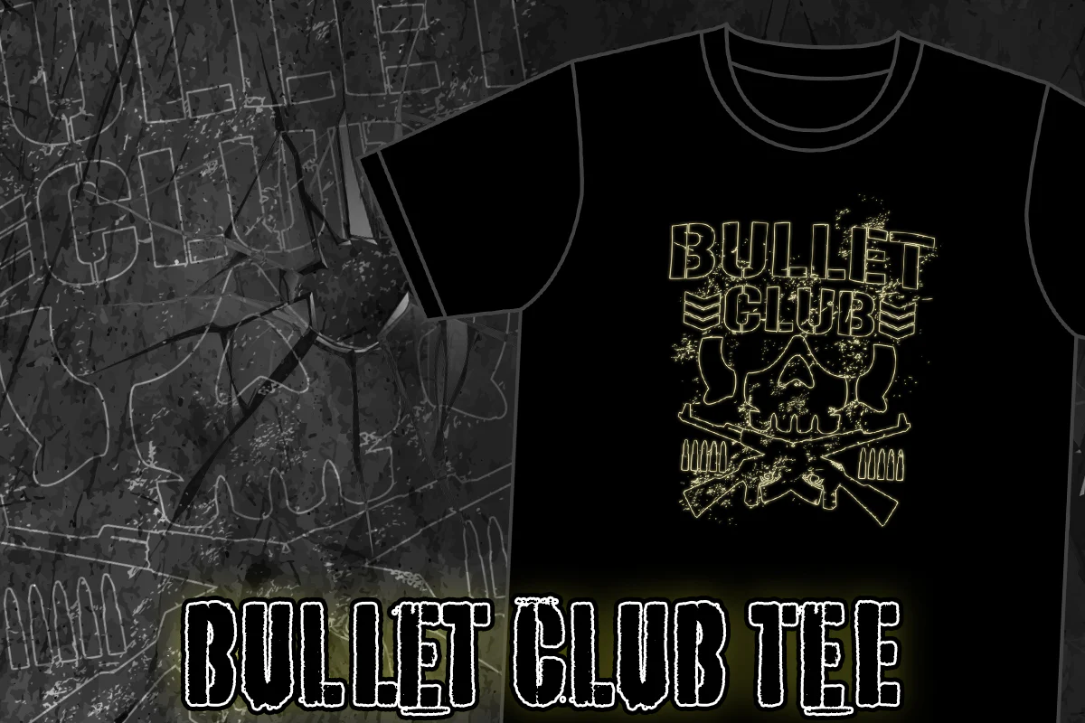 BULLET CLUB「OUTLINE」Tシャツ - Image 3