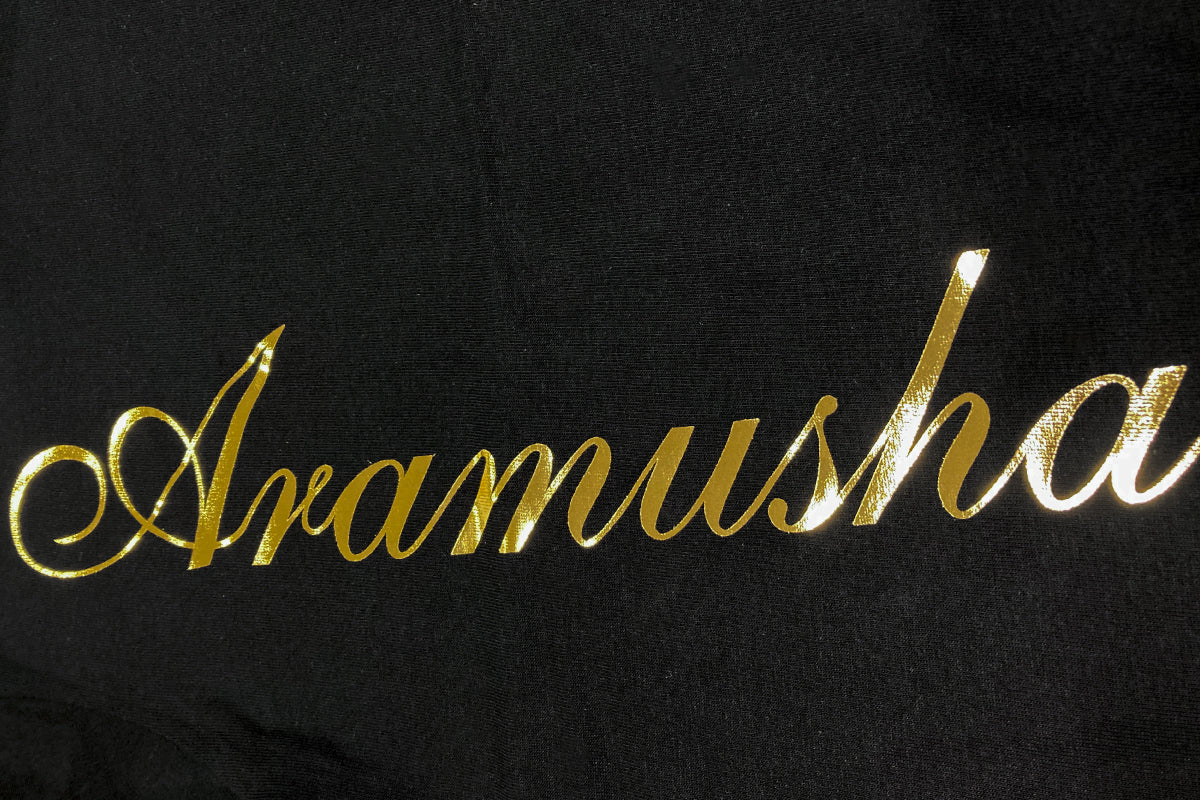 後藤洋央紀「ARAMUSHA」Tシャツ（金箔） - Image 2