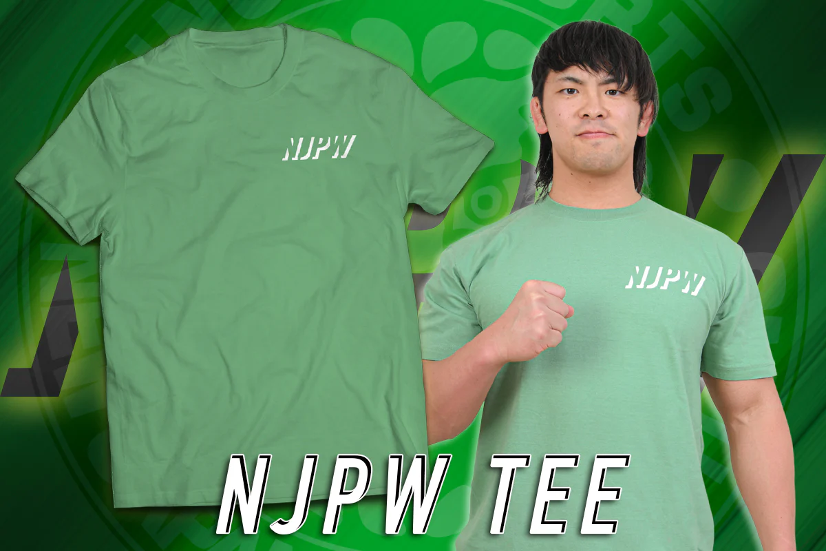 NJPW Tシャツ(スモーキーグリーン・2023) - Image 6