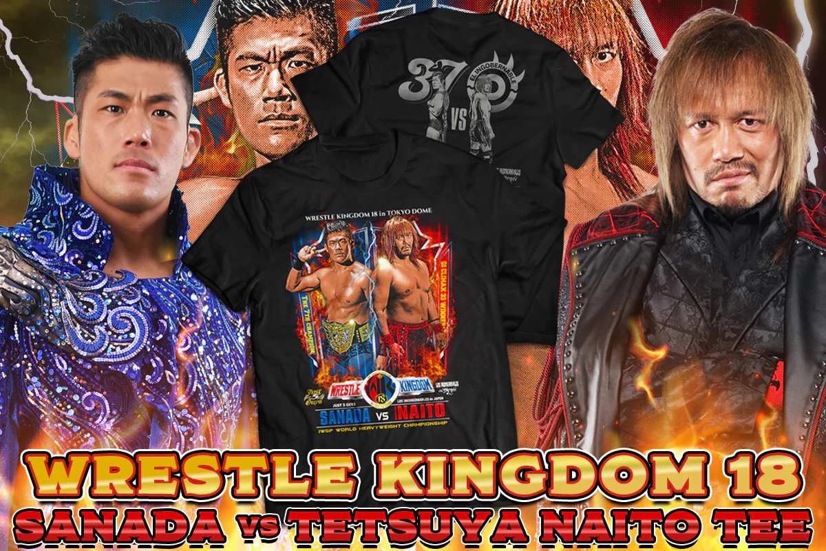 WK18 SANADA vs 内藤哲也 対戦記念Tシャツ - Image 3