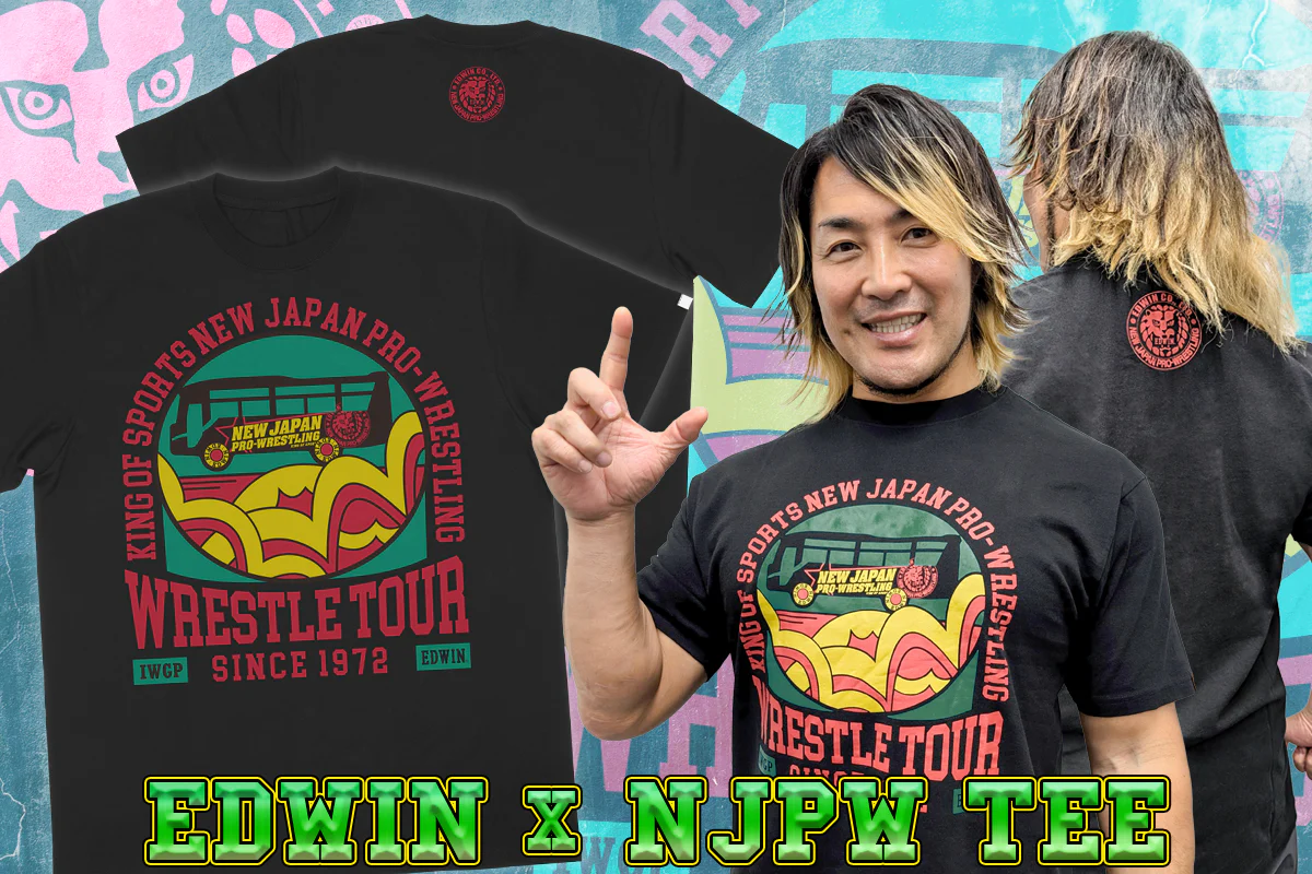 EDWIN×NJPW コラボTシャツ(WRESTLE TOUR 2024) - Image 5