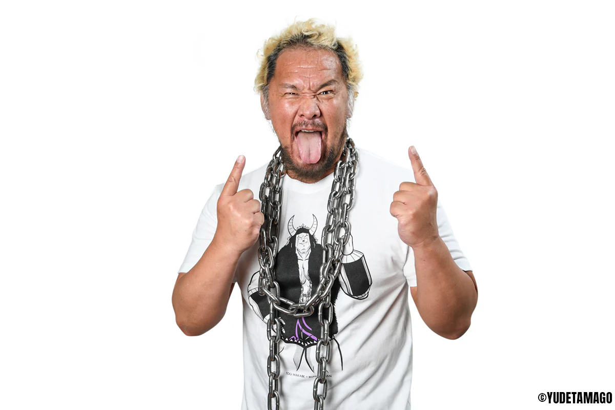 キン肉マンコラボ 真壁刀義×バッファローマン Tシャツ(2024) - Image 3