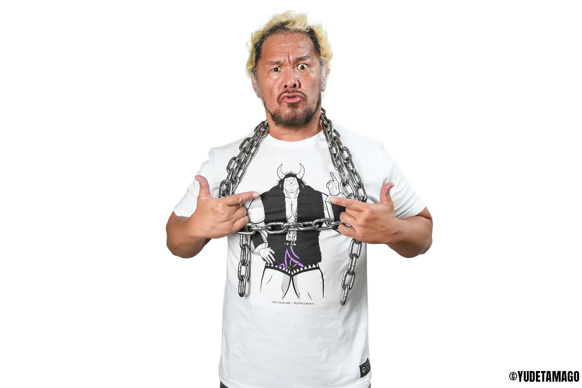 キン肉マンコラボ 真壁刀義×バッファローマン Tシャツ(2024) - Image 4