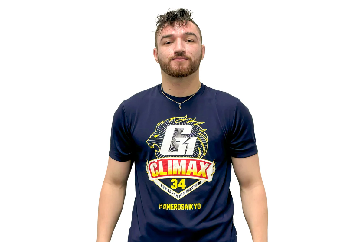 G1 CLIMAX 34 大会記念 ドライTシャツ(ネイビー) - Image 4