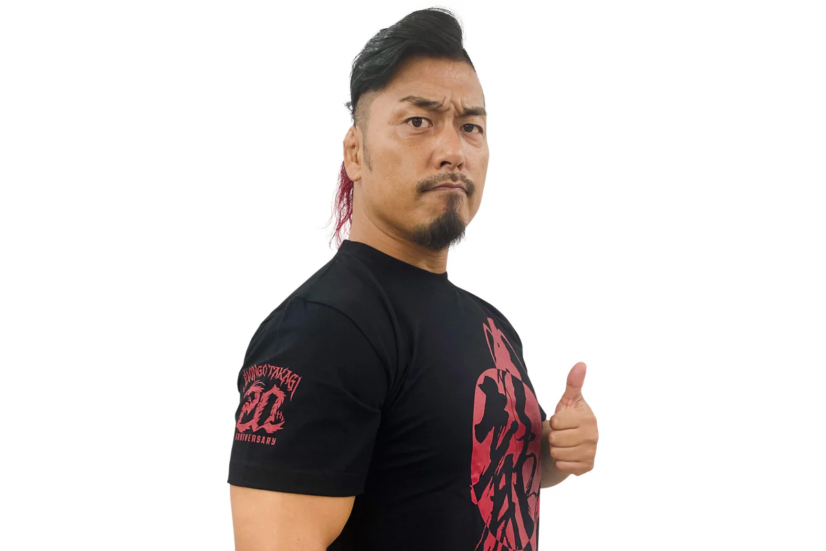 鷹木信悟「20th RISING DRAGON」Tシャツ(ブラック) - Image 4