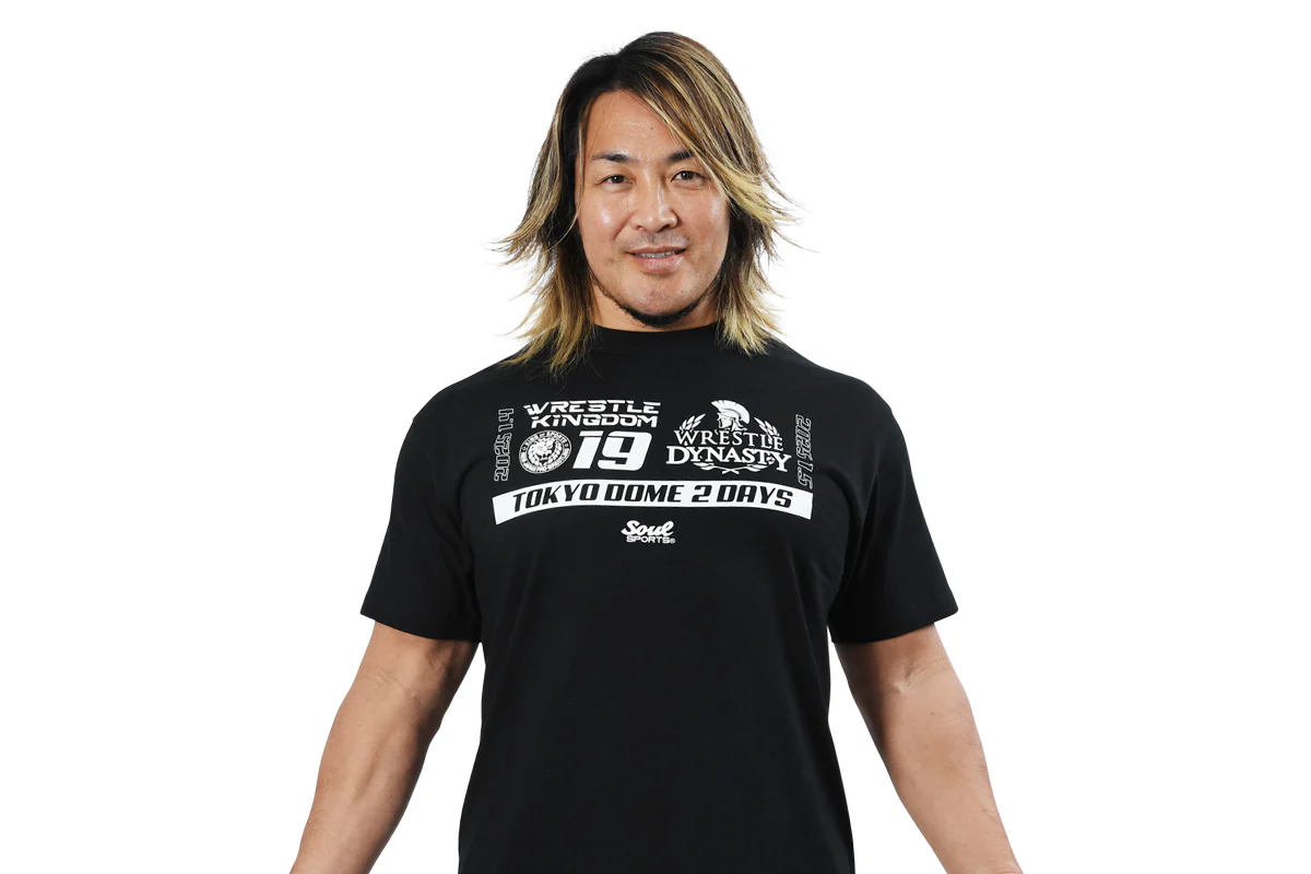 WRESTLE KINGDOM 19 × WRESTLE DYNASTY 大会記念 SOUL SPORTS Tシャツ - Image 3