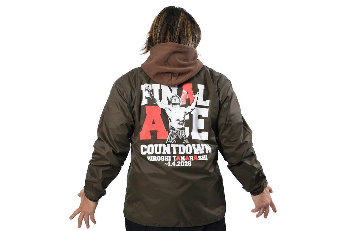 棚橋弘至「FINAL ACE COUNTDOWN」コーチジャケット(シールブラウン) - Image 7