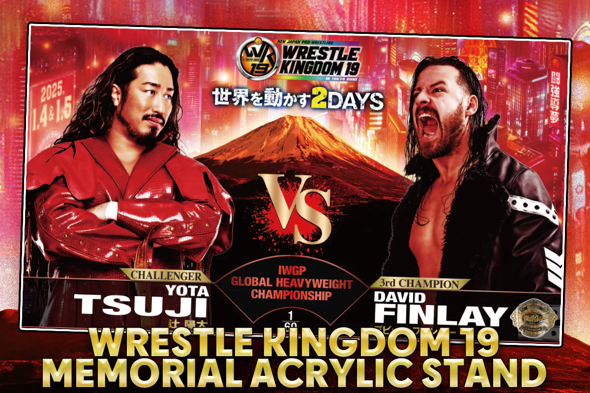 デビッド・フィンレー vs 辻陽太 WRESTLE KINGDOM 19 対戦記念アクリルスタンド - Image 6