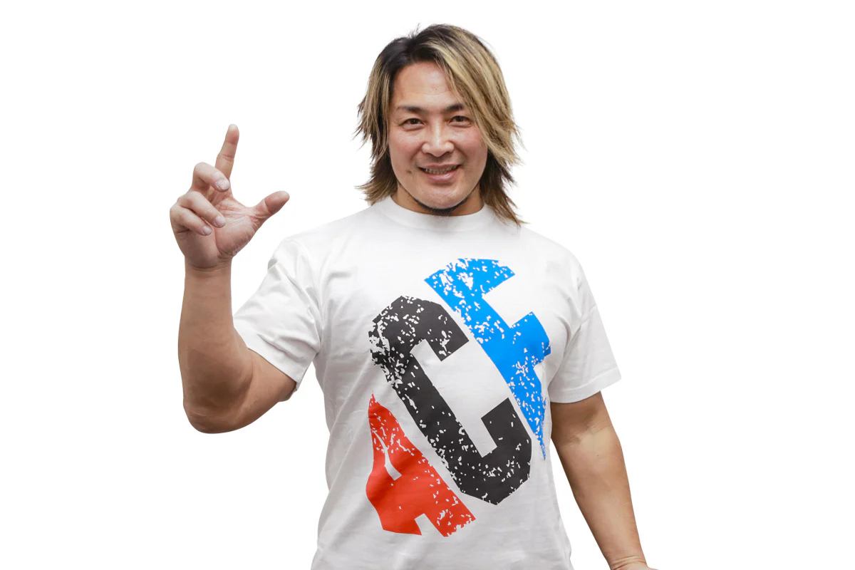 棚橋弘至「BIG ACE」Tシャツ(ホワイト) - Image 2