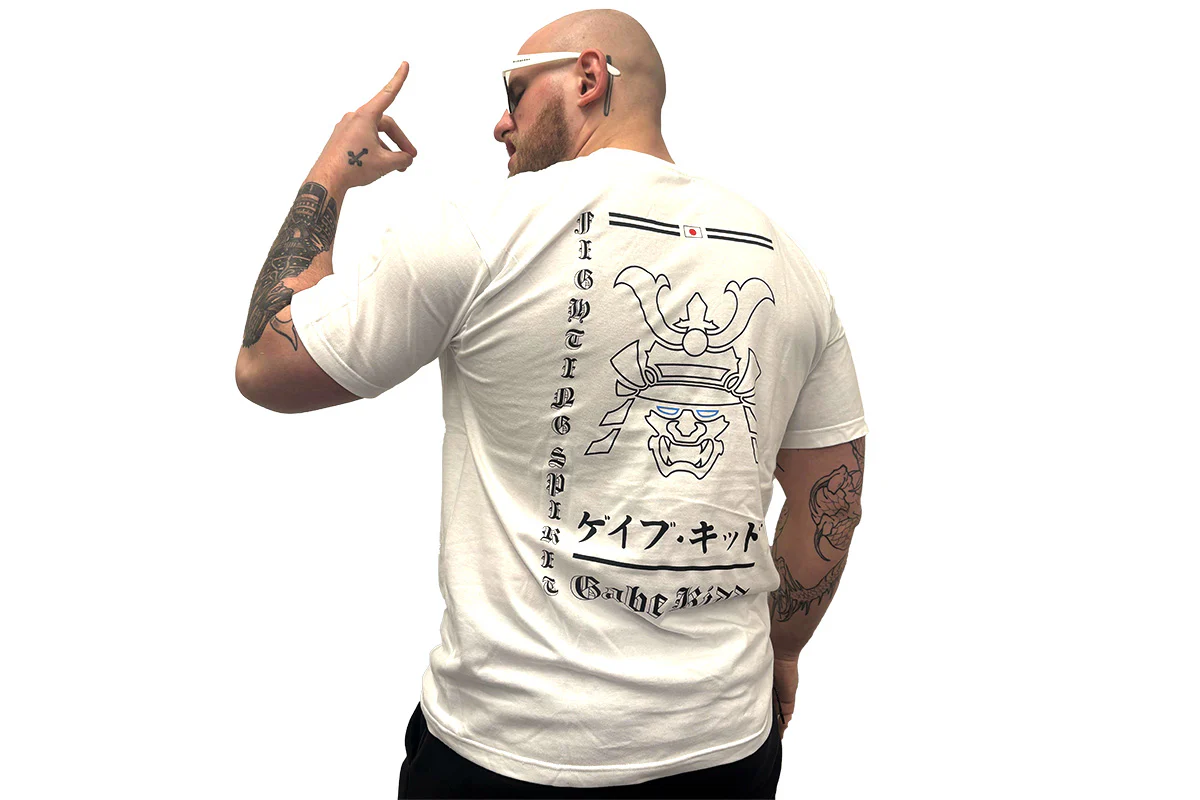 ゲイブ・キッド「BLUE EYED SAMURAI」Tシャツ(ホワイト) - Image 5