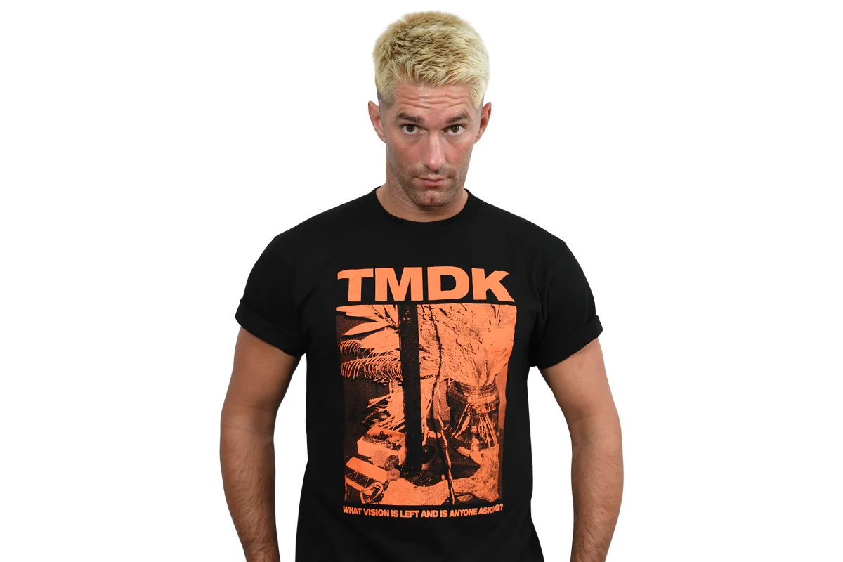 TMDK「VISION」Tシャツ(ブラック×オレンジ) - Image 4