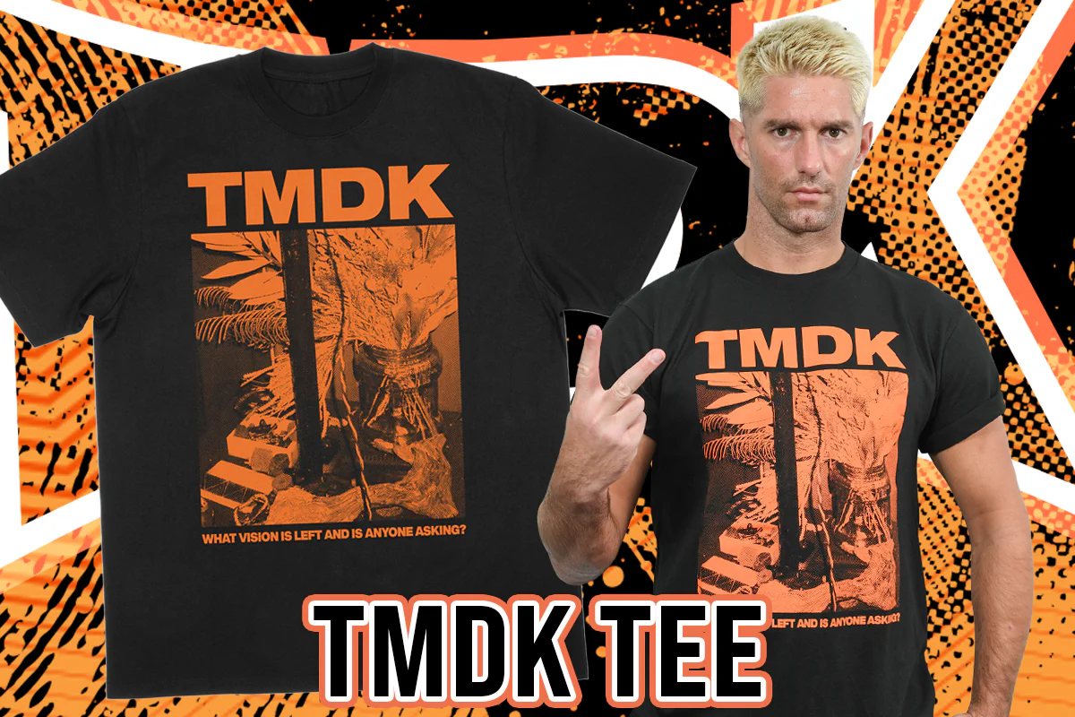 TMDK「VISION」Tシャツ(ブラック×オレンジ) - Image 6