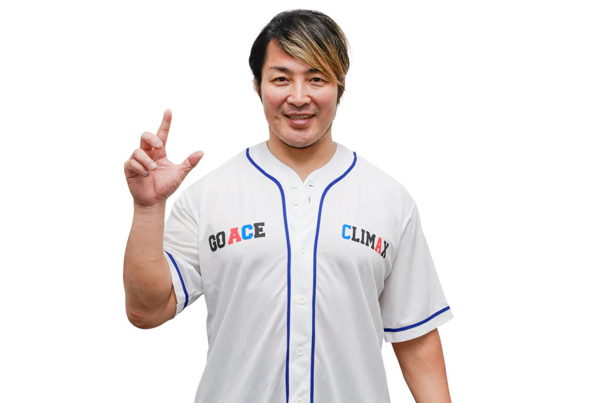 棚橋弘至「GO ACE CLIMAX」べースボールシャツ - Image 4