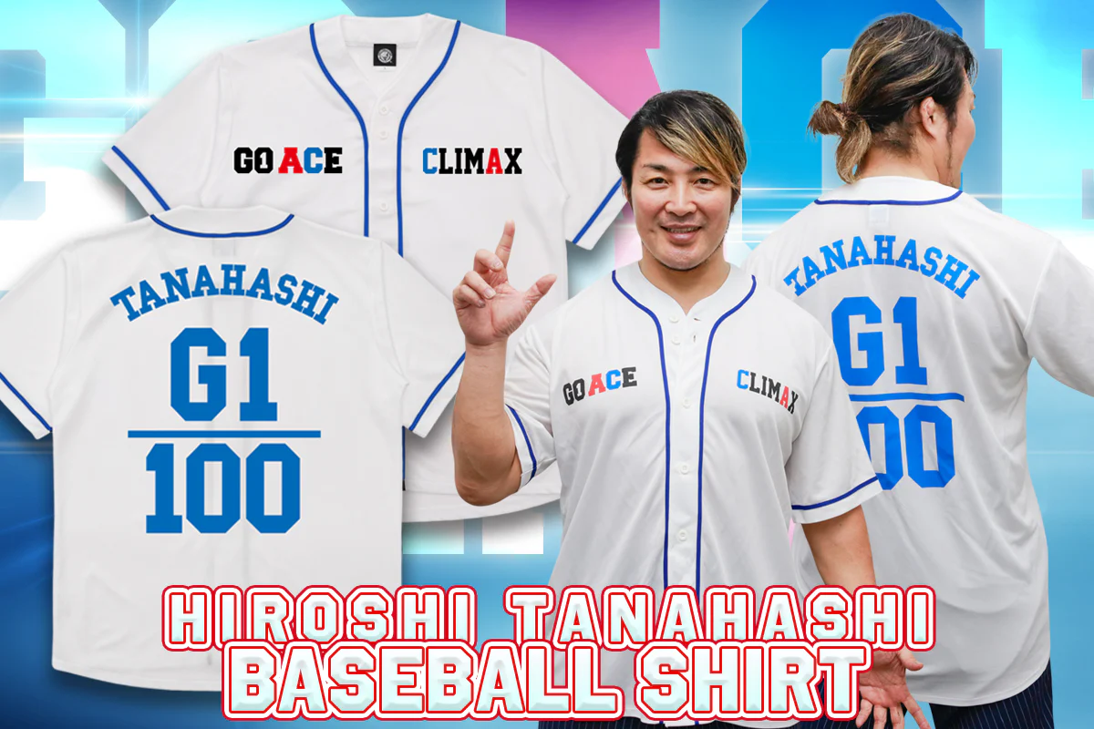棚橋弘至「GO ACE CLIMAX」べースボールシャツ - Image 9