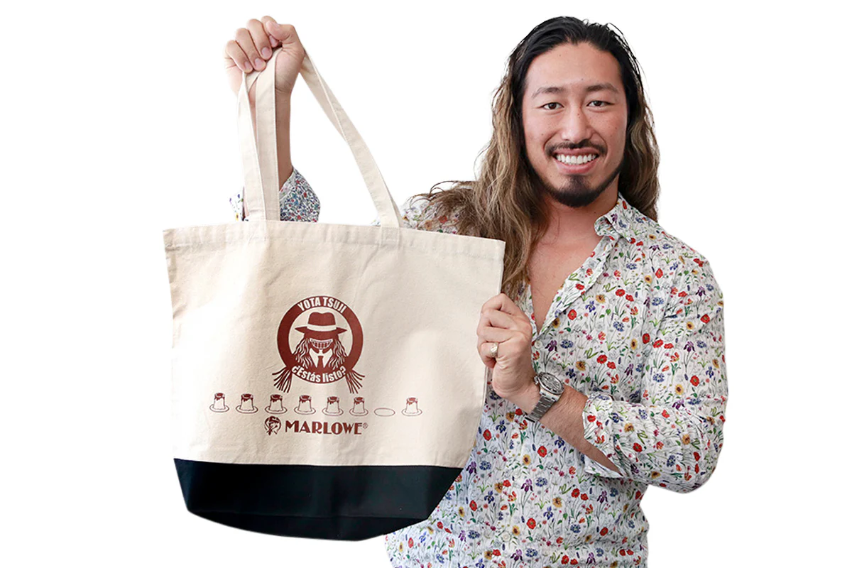 辻陽太 × マーロウ コラボラージトートバッグ(フレッシュクリーム) - Image 4