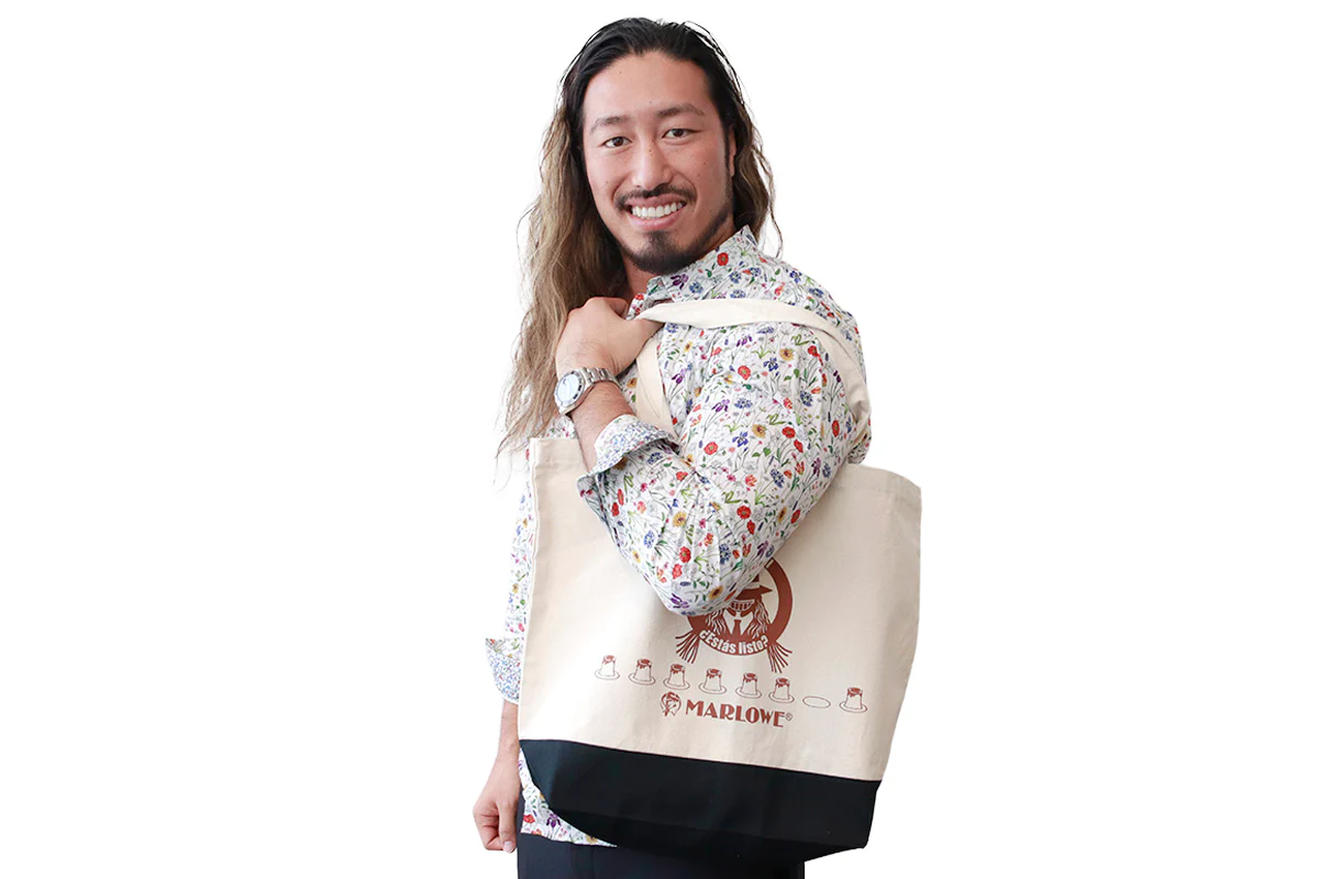 辻陽太 × マーロウ コラボラージトートバッグ(フレッシュクリーム) - Image 5