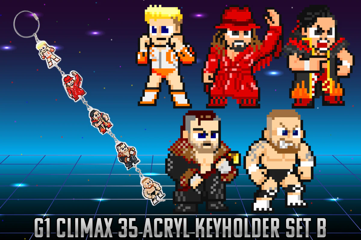 「dotswrestler」つながるアクリルキーホルダー(G1 CLIMAX 35)/Bセット - Image 19