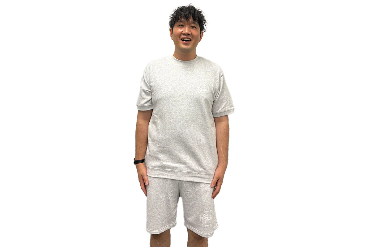 エル・デスペラード スウェットセットアップ（ショートスリーブ＆ショーツ・アッシュ） - Image 4