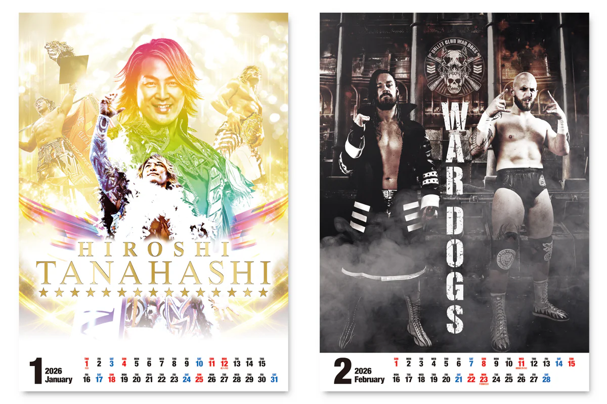 2026年 新日本プロレス カレンダー（壁掛けタイプ B3サイズ） - Image 3