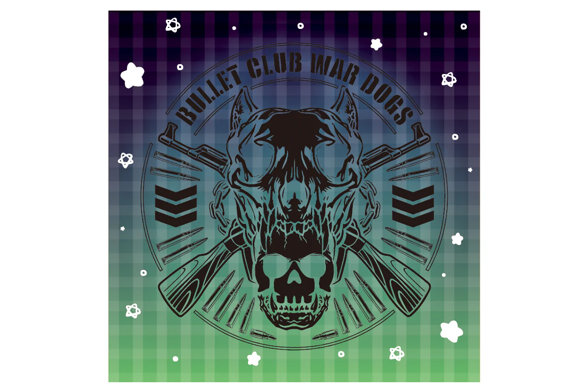 BULLET CLUB WAR DOGS ハロウィーン フレークシールセット - Image 2