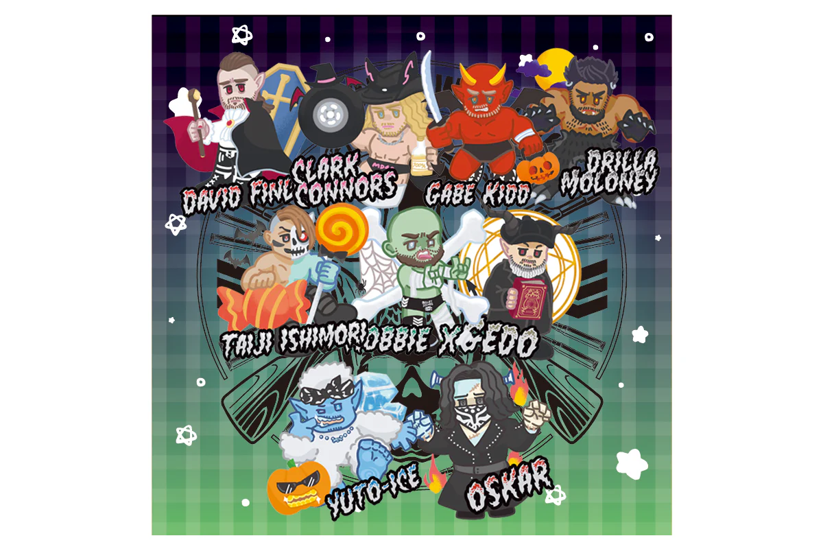 BULLET CLUB WAR DOGS ハロウィーン フレークシールセット - Image 3