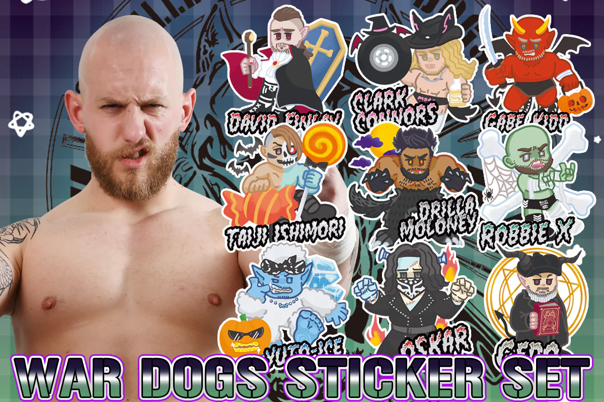 BULLET CLUB WAR DOGS ハロウィーン フレークシールセット - Image 4