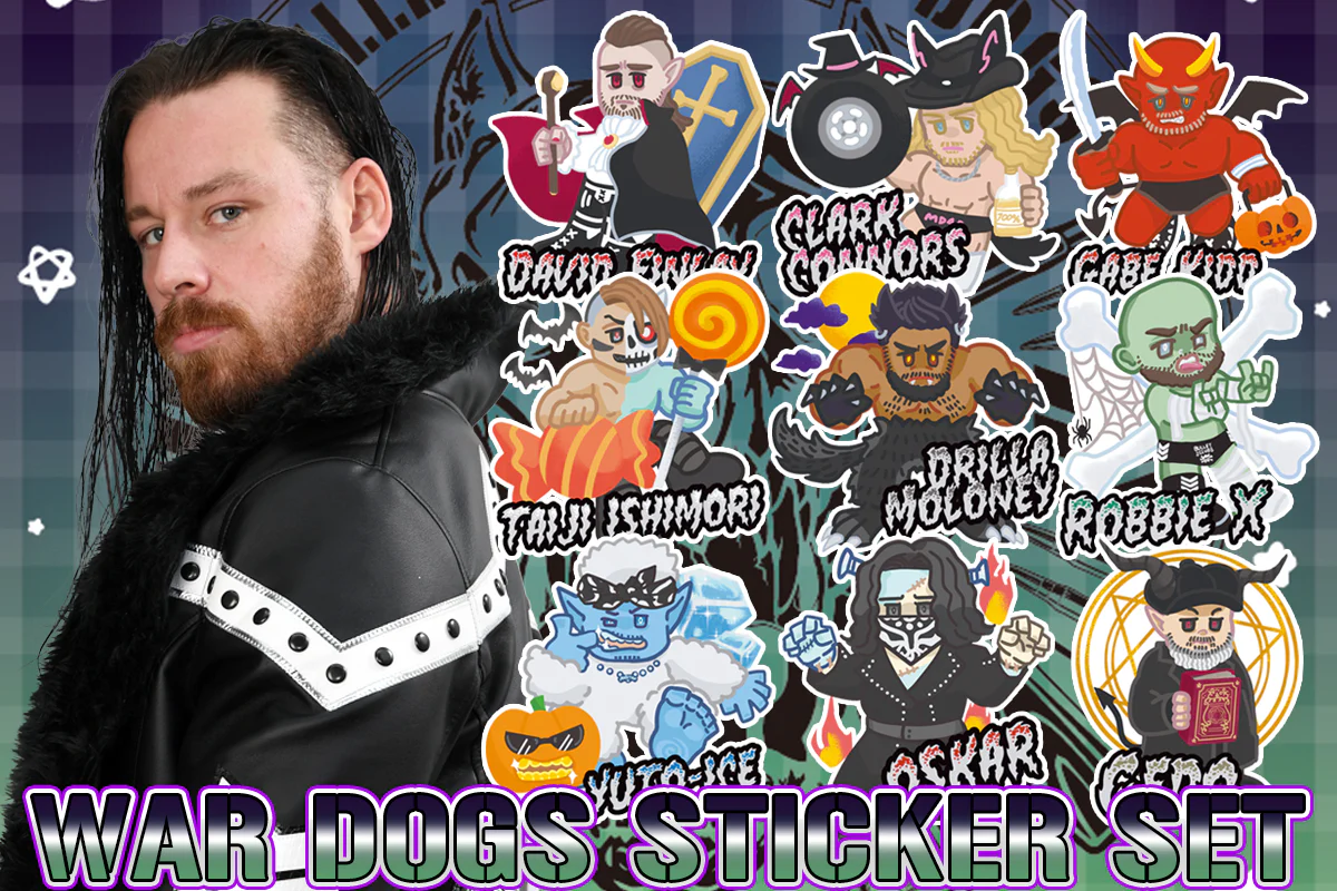 BULLET CLUB WAR DOGS ハロウィーン フレークシールセット - Image 5