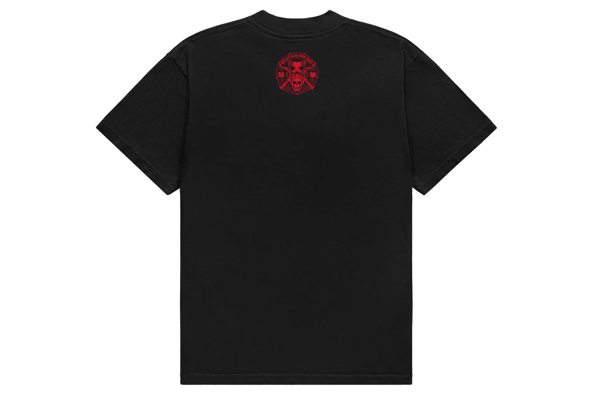 BULLET CLUB WAR DOGS Tシャツ(2025・ブラック×レッド) - Image 3