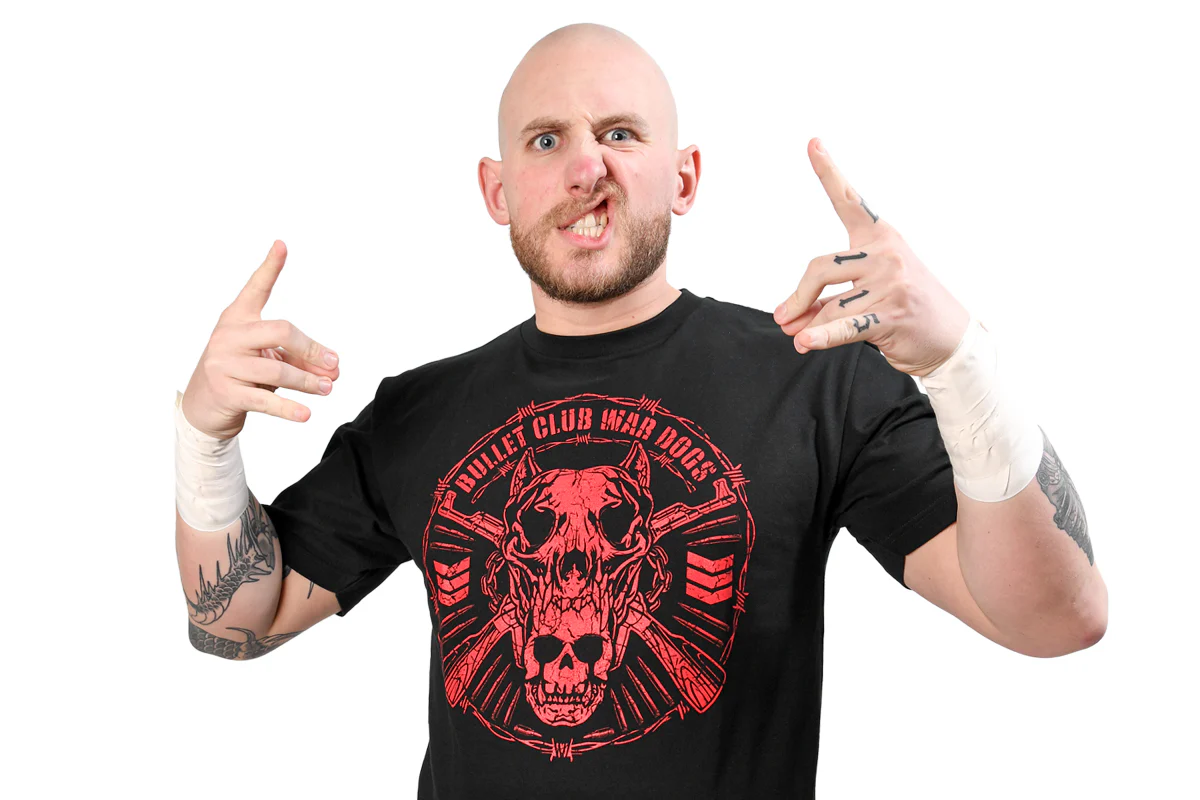BULLET CLUB WAR DOGS Tシャツ(2025・ブラック×レッド) - Image 5