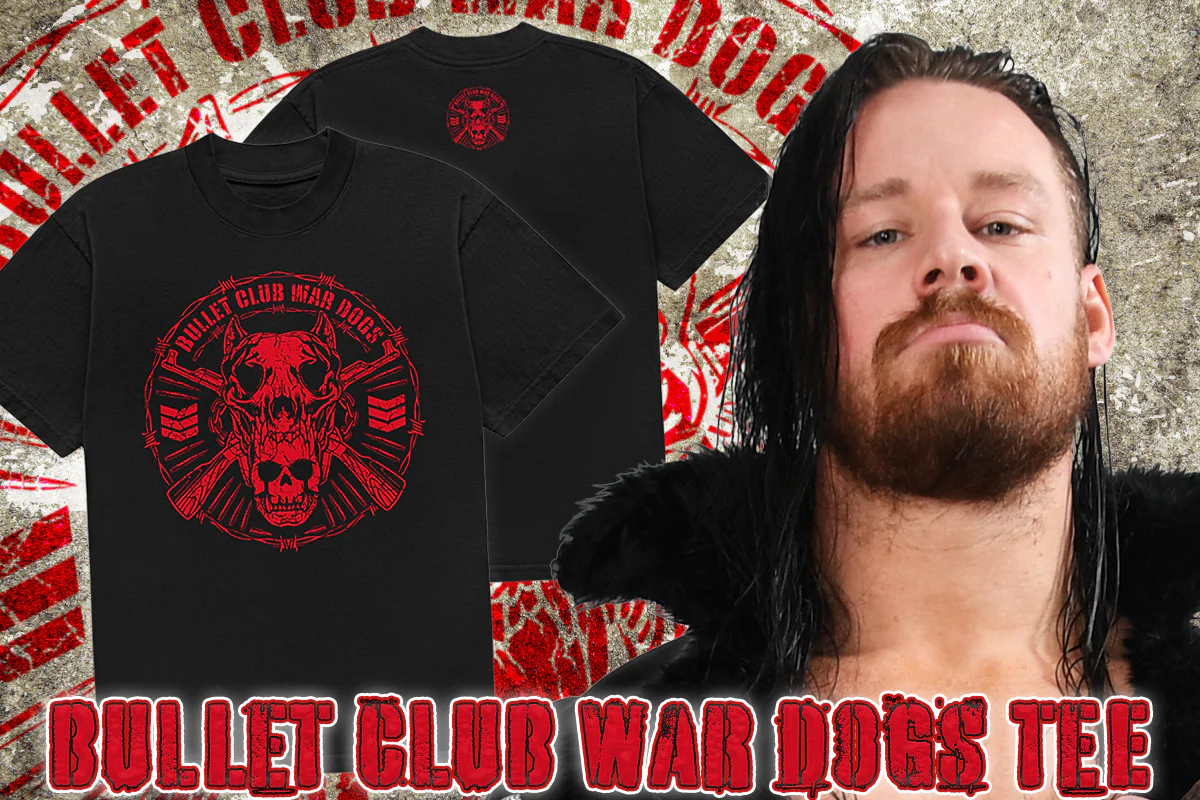 BULLET CLUB WAR DOGS Tシャツ(2025・ブラック×レッド) - Image 7