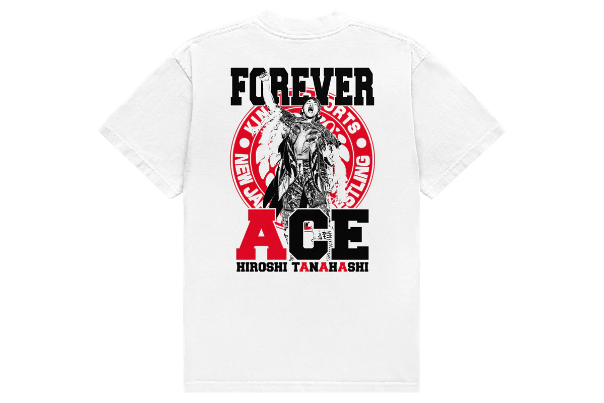棚橋弘至「FOREVER ACE」Tシャツ(ホワイト) - Image 3