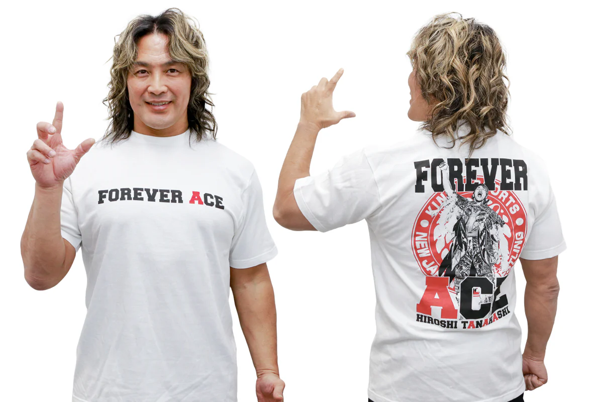 棚橋弘至「FOREVER ACE」Tシャツ(ホワイト) - Image 6