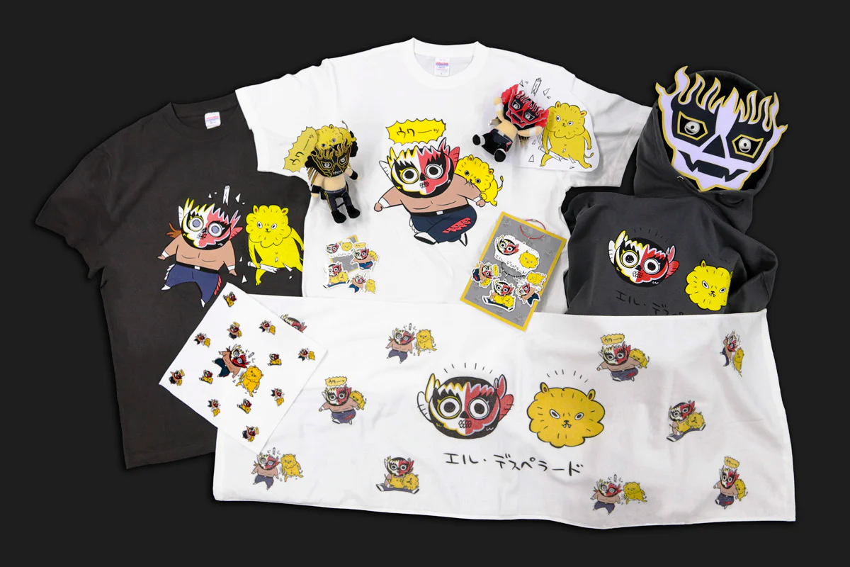 エル・デスペラード × 川尻こだま コラボTシャツ（スミ） - Image 4