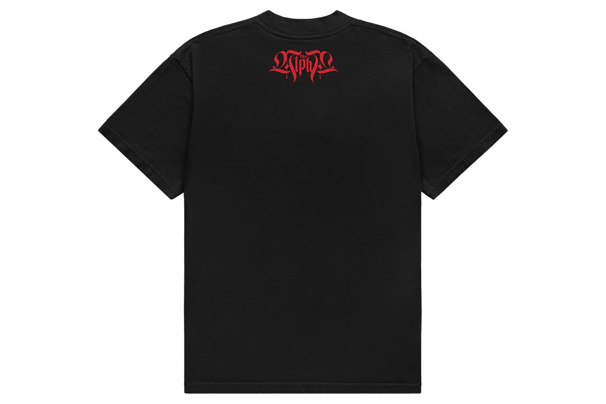 KONOSUKE TAKESHITA「THE ALPHA hand sign」Tシャツ - Image 3