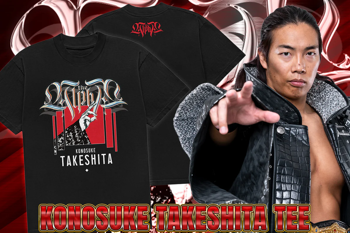 KONOSUKE TAKESHITA「THE ALPHA hand sign」Tシャツ - Image 4
