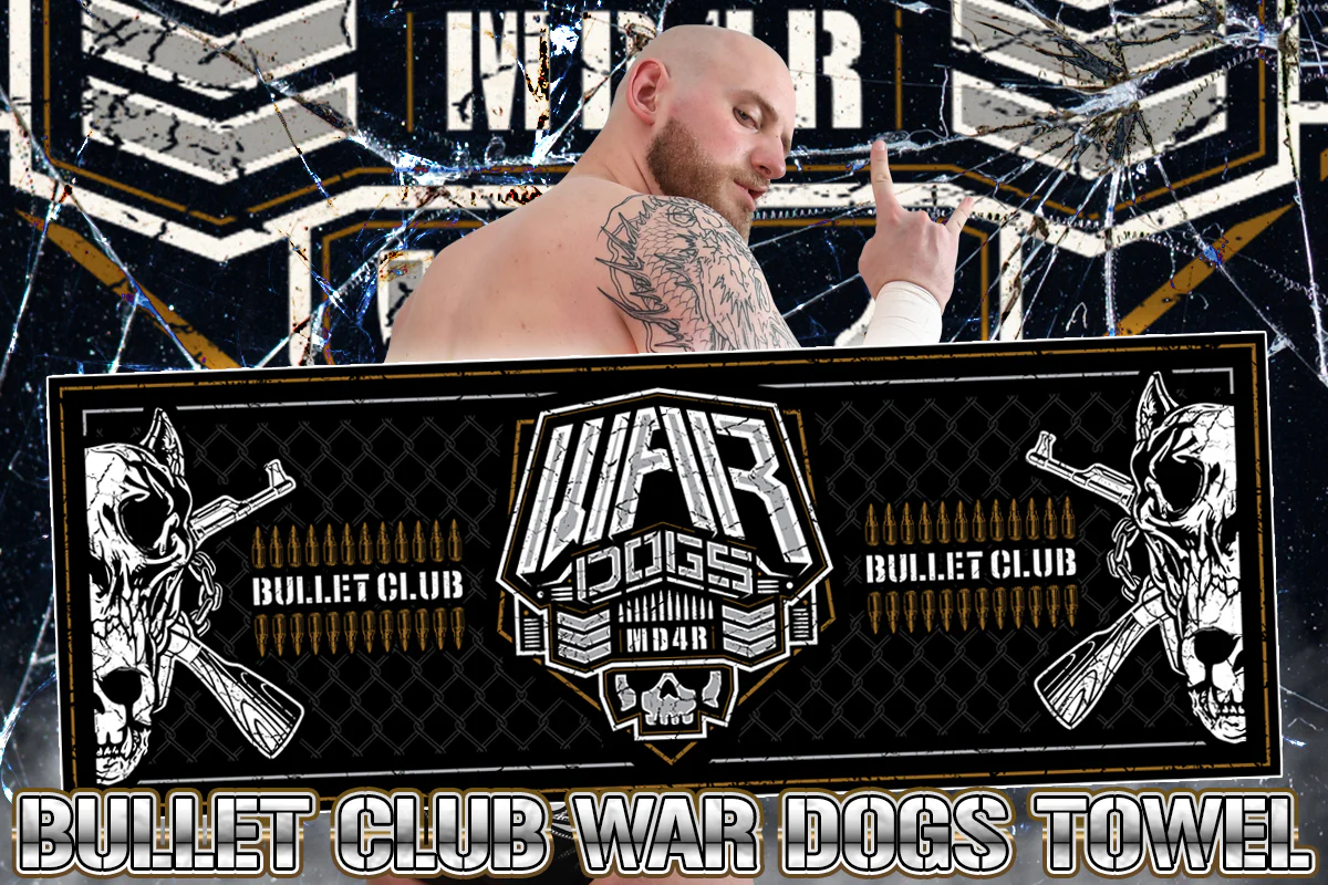 BULLET CLUB WAR DOGS「CREST」スポーツタオル - Image 2