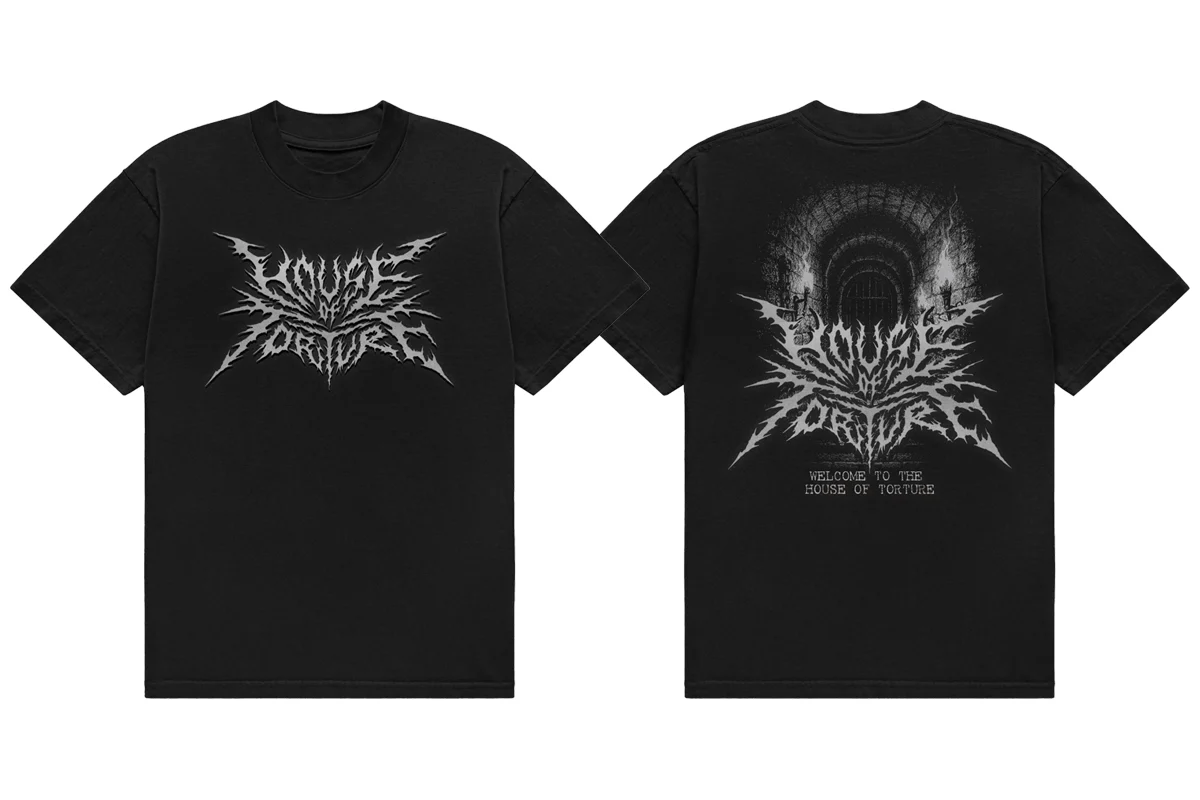 HOUSE OF TORTURE Tシャツ(2025・ブラック×シルバー)