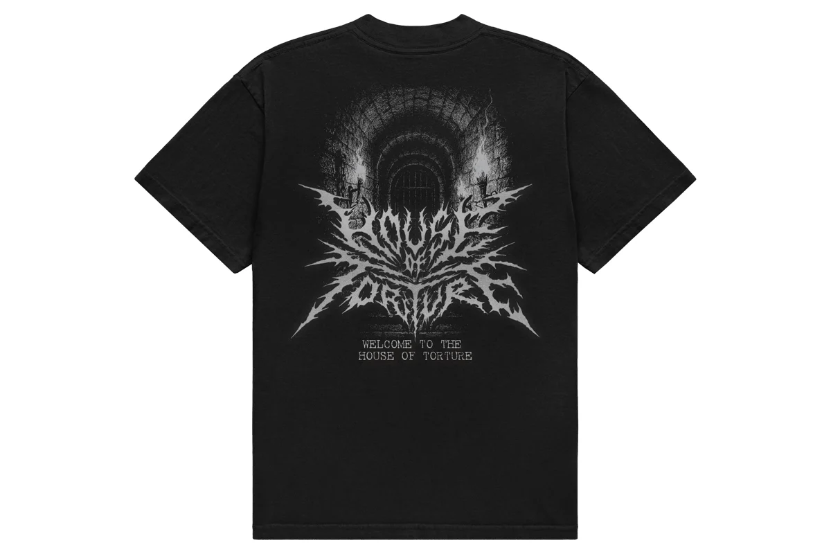 HOUSE OF TORTURE Tシャツ(2025・ブラック×シルバー) - Image 3