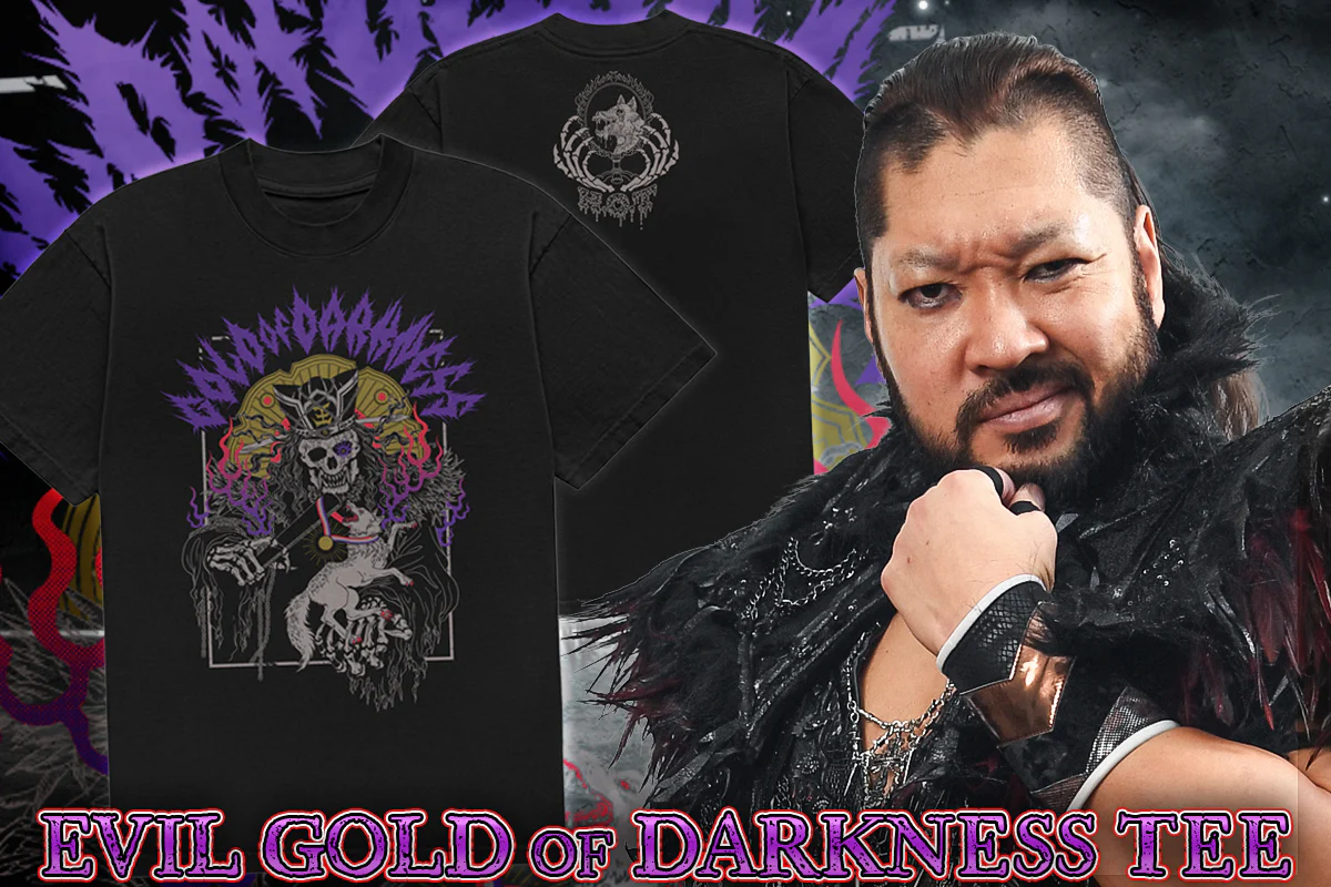 EVIL「GOLD OF DARKNESS」Tシャツ - Image 4