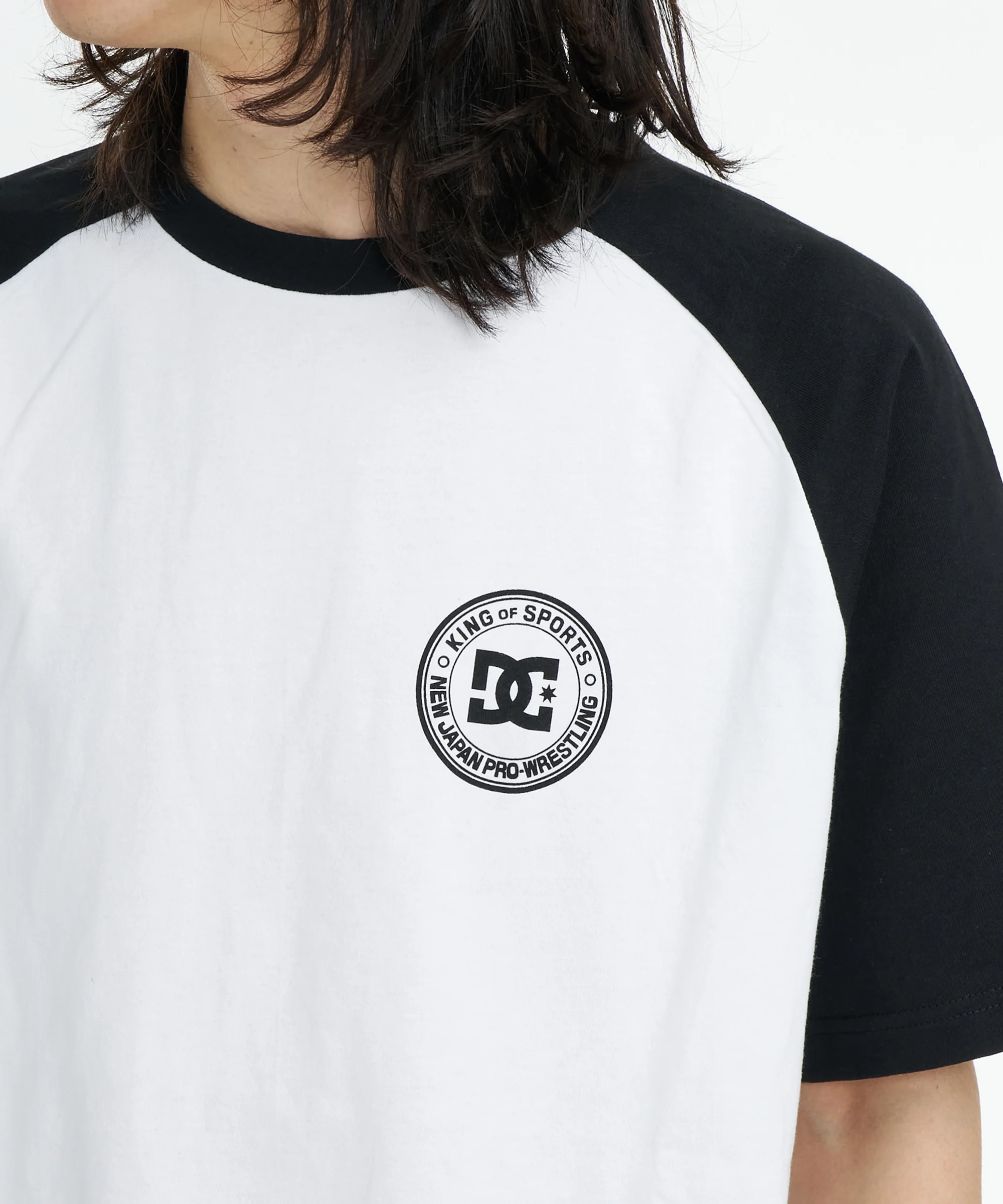 DC SHOES × 新日本プロレス コラボ ラグランTシャツ - Image 6