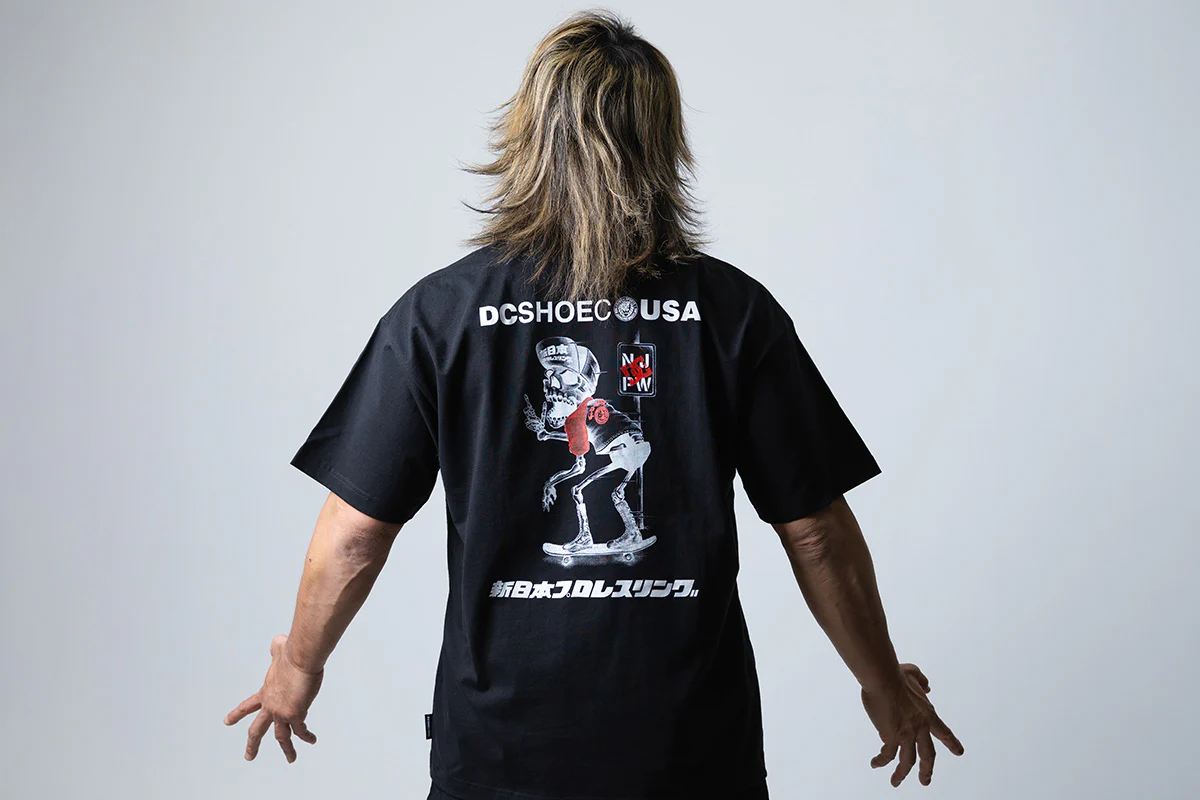 DC SHOES × 新日本プロレス コラボ スカルTシャツ - Image 3