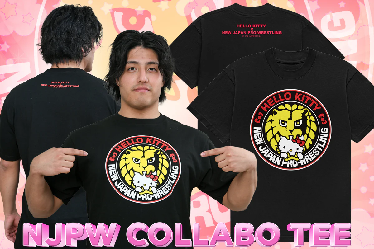 新日本プロレス×ハローキティ コラボTシャツ(HELLO KITTY meets Lion-mark 2026) - Image 8